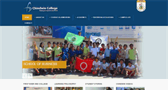 Desktop Screenshot of chindwincollegemyanmar.com